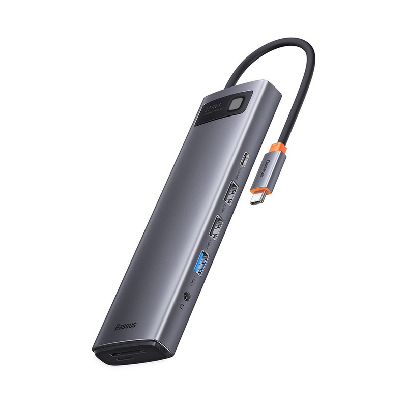 Load image into Gallery viewer, Baseus Metal Gleam Series 12-in-1 Multifunctional Type-C HUB Docking Station (Type-C to HDMI*1+USB3.1*2+USB3.0*2+Type-C3.1*1+PD*1+RJ45*1+SD/TF*1+DP*1+3.5mm*1) - i-Station Mobile Phone &amp; Electronic Device Repair and Accessories
