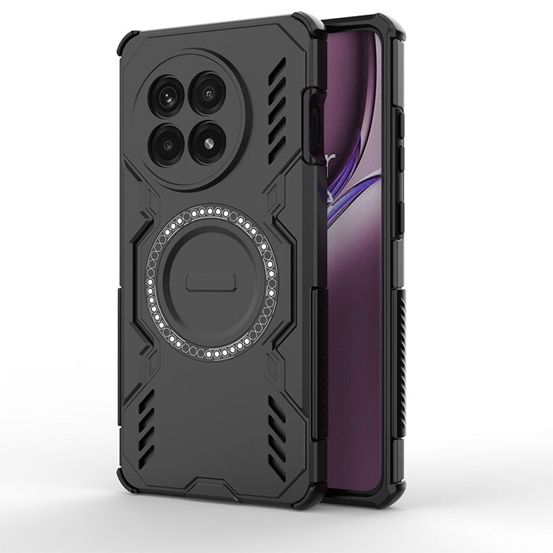 Load image into Gallery viewer, [Magsafe Compatible] OnePlus 13 PC + TPU Magnetic Butterfly Armor Case With Hollow Heat Dissipation
