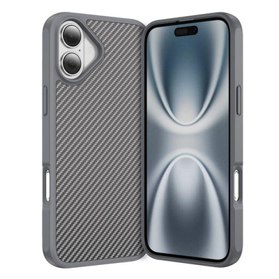 iPhone 17/Air/Pro/Pro Max Kevlar Carbon Fiber Texture Shockproof Heavy Duty Case with Hidden MagSafe Magnetic - i-Station Mobile Phone & Electronic Device Repair and Accessories