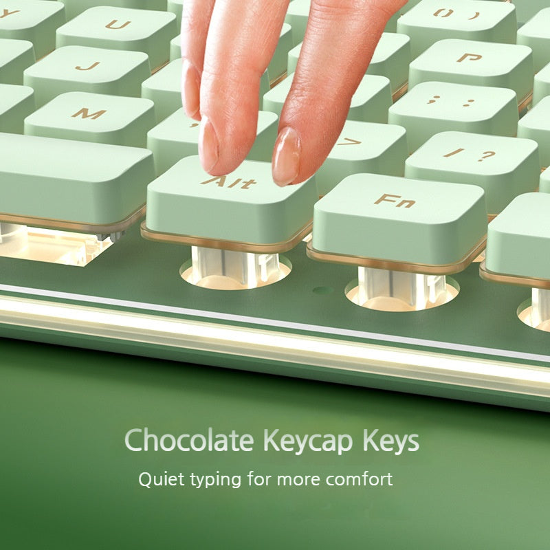 Load image into Gallery viewer, LANGTU L1 Mechanical Wireless Backlit Bluetooth Keyboard for Gaming &amp; Office
