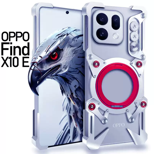 [With 360° Rotating Stand] OPPO Find X10/Pro Max/X10 E - Aluminum Alloy Metal Frame Shockproof Case - i-Station Mobile Phone & Electronic Device Repair and Accessories