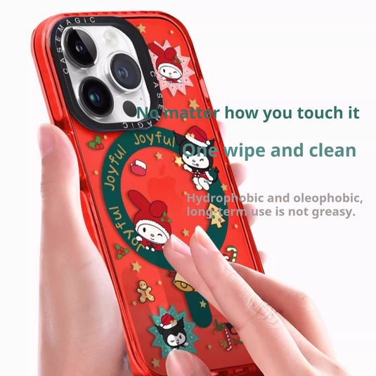 [Magsafe Comptible] Apple iPhone 13/Pro/Pro Max Glitter Christmas Shockproof Silicone Fashion-Forward Series Case