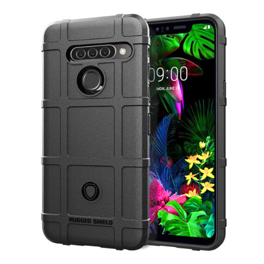 LG G8S ThinQ - Military Rugged Shield Heavy Duty Drop Proof Case