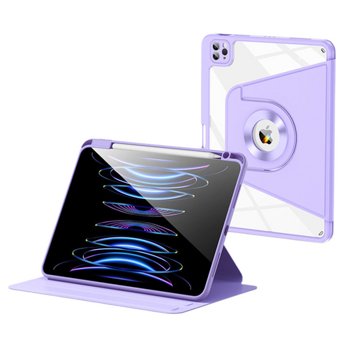 [Detachable] Apple iPad Pro 13-inch M4 (2024) - Smart Detachable 360 Degree Rotation Flip Stand Case