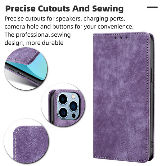 [With Card Slot] OPPO A5 Pro 5G -  Multi-Functional Full Covered Flip Shockproof Case
