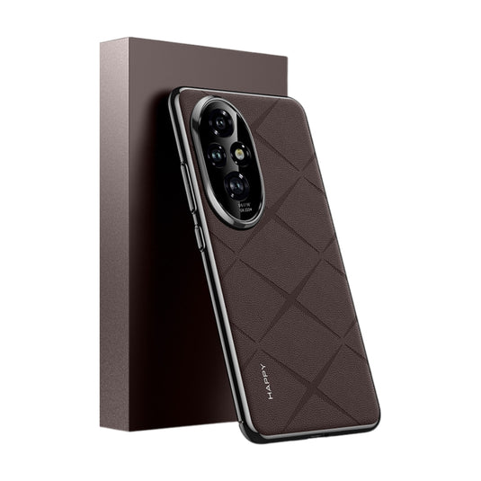 Honor 200/Pro - Plain Leather PC Phone Case