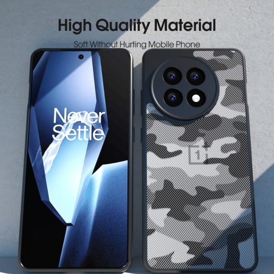 OnePlus 13 - Transparent Camouflage Shockproof Protective Case