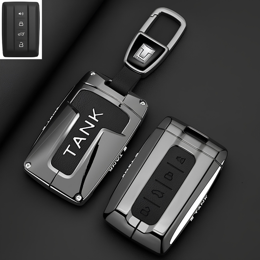 Great Wall Premium Leather Protection Car Key Fob Case Cover for Tank 300, 400 Hi4-T, 500, 700 - i-Station Mobile Phone & Electronic Device Repair and Accessories