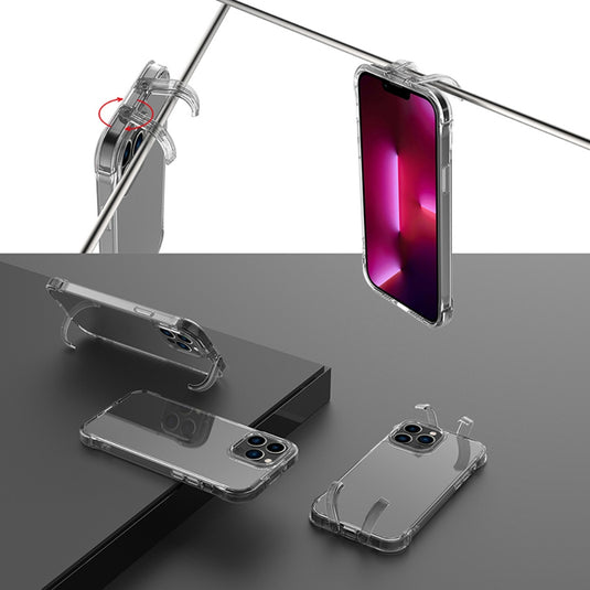 [Four-Sided Invisible Bracket] Apple iPhone 12/Mini/Pro/Max - Magnetic tpu protective cover Case