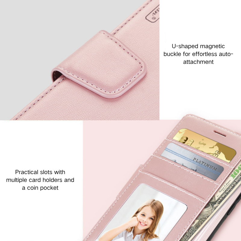 Load image into Gallery viewer, Samsung Galaxy Z Fold4 (SM-F936) Hanman Wallet Flip Leather Case
