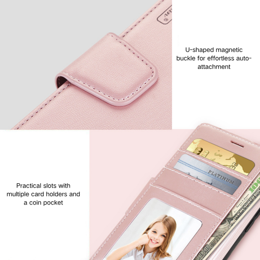 Samsung Galaxy Z Fold4 (SM-F936) Hanman Wallet Flip Leather Case