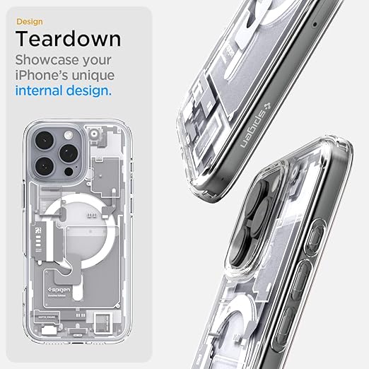 [Magsafe Compatible] Apple iPhone 16 Pro - SPIGEN Slim Protection Design Made Of Flexible TPU Bumper And Hard PC Back Cover Case