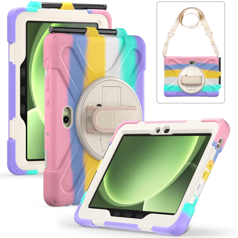 Load image into Gallery viewer, Samsung Galaxy Tab Active Pro / Active 4 Pro / Active 5 Pro Series - Heavy Duty 360 Degree Rotate Stand Hand Strap Case With Shoulder Strap - i-Station Mobile Phone &amp; Electronic Device Repair and Accessories
