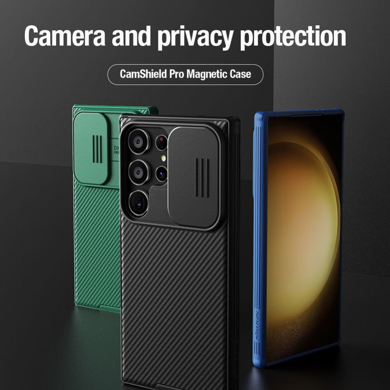 Load image into Gallery viewer, Samsung Galaxy S24/Plus/Ultra/FE - NILLKIN CamShield Pro PC Phone Case
