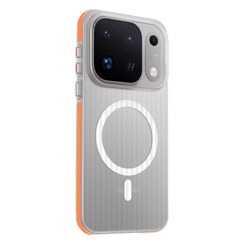 Load image into Gallery viewer, [Magsafe Compatible] OPPO Find X10/Pro Max - Frosted Semi-Transparent Grid Texture PC Case
