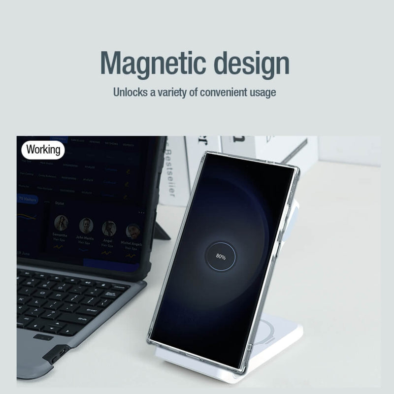 Load image into Gallery viewer, [Magsafe Compatible] Samsung Galaxy S23 Ultra - Nillkin Nature TPU Pro Magnetic Case
