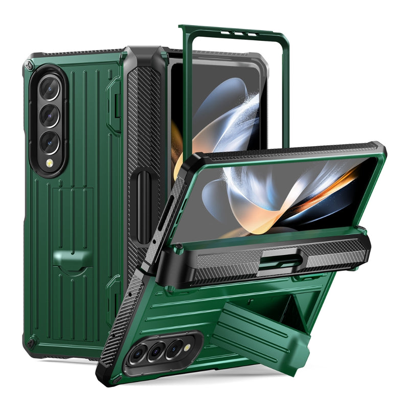 Load image into Gallery viewer, [With Pen Slot] [With Stand] Samsung Galaxy Z Fold 3(SM-F926) - 360° Full Coverage Shockproof Phone Case
