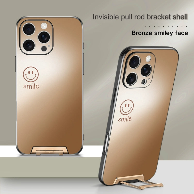 Load image into Gallery viewer, [Pull-Out Bracket] Apple iPhone 16/Plus/Pro/Max - Anti-Fingerprint Ultra-Thin Phone Case
