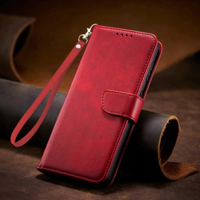 Load image into Gallery viewer, [With Card Slot] OPPO Reno11 / Pro - Leather Material Flip Cover Shockproof Phone Case
