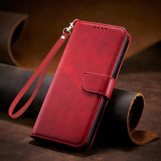 [With Card Slot] OPPO Reno11 / Pro - Leather Material Flip Cover Shockproof Phone Case