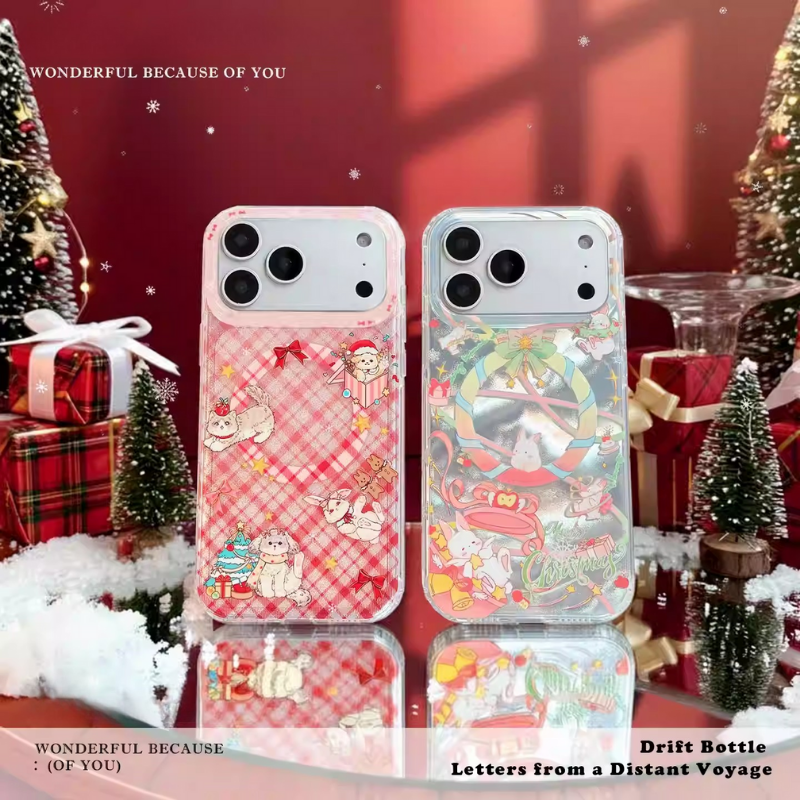 Load image into Gallery viewer, [Magsafe Compatible] Apple iPhone 17/Pro/Pro Max - Christmas Double-Layer Matte Shockproof Case
