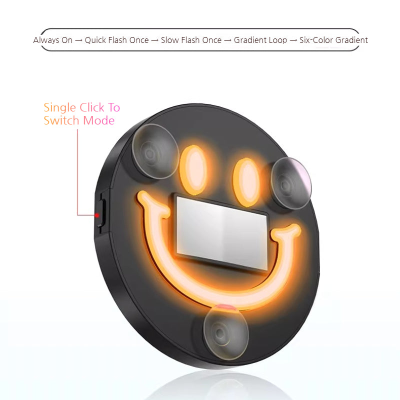 Load image into Gallery viewer, Triangle Window Smile-Shaped LED Neon Light for Car Interior Rear Windshield, Decorative Ambient Lighting - i-Station Mobile Phone &amp; Electronic Device Repair and Accessories
