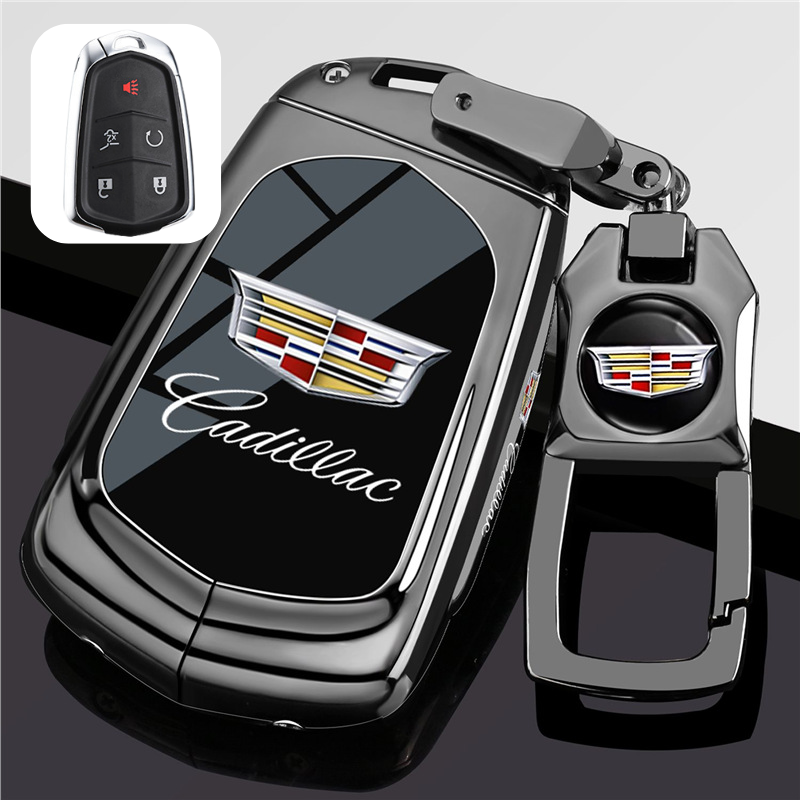 Load image into Gallery viewer, Cadillac Stylish with Cool Shockproof Car Key Protective Fob Case Cover For XT5, XT4, XT6, CT4, CT5, CT6, ATS-L, XTS, TS-L - i-Station Mobile Phone &amp; Electronic Device Repair and Accessories
