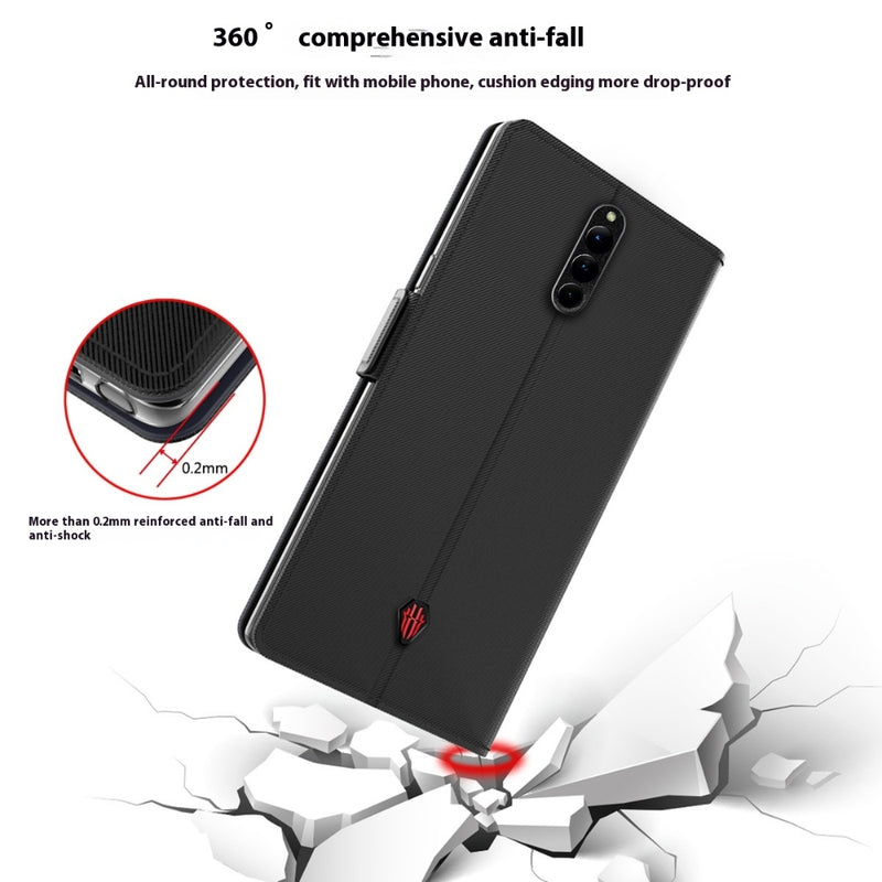 Load image into Gallery viewer, [With Card Slot] ZTE nubia Red Magic 8 Pro / 8 Pro Plus - Magnetic Folding Invisible Stand Protective Case
