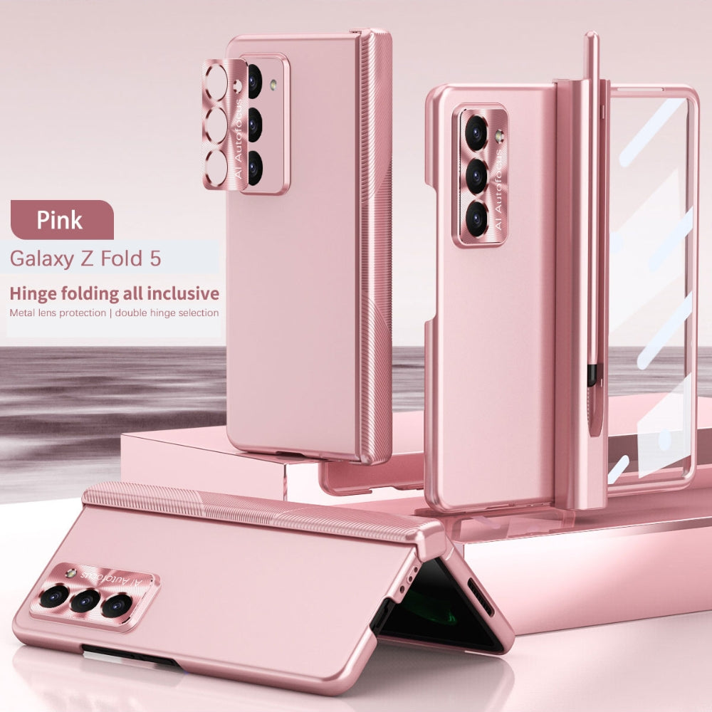 [With Pen Slot] Samsung Galaxy Z Fold 3(SM-F926) - Full Coverage Electroplated Magnetic Hinge Shockproof Protective Case - i-Station Mobile Phone & Electronic Device Repair and Accessories