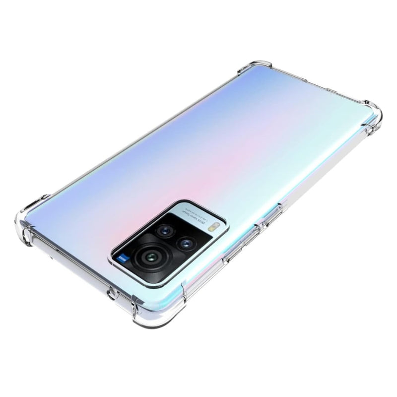 Load image into Gallery viewer, Vivo X60 Pro - AirPillow Cushion Transparent Soft Clear TPU Four Corners Protective Case With 2PC 9H Tempered Glass Screen Protector
