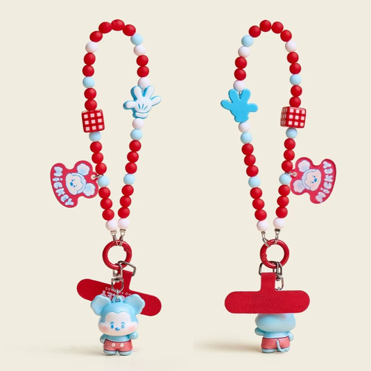 Cute Cartoon Backpack Bag Phone Keychain Pendant