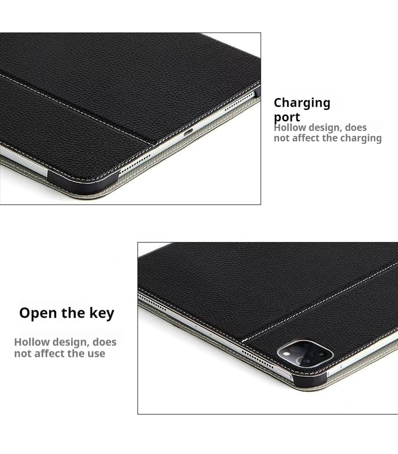 Load image into Gallery viewer, Apple iPad 7/8/9 10.2&#39;&#39; 7/8/9th Gen (2019/2020/2021) Ultra-thin Smart Genuine Leather Shockproof Case
