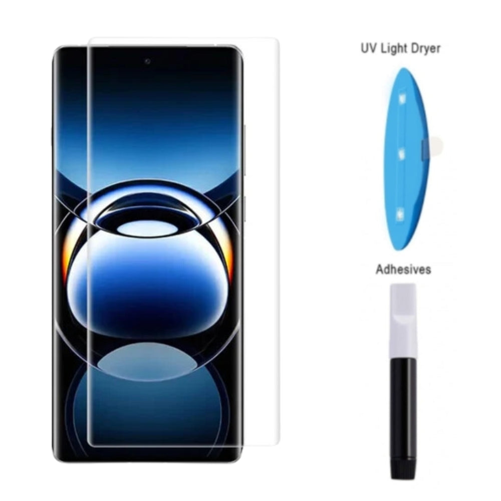 [UV Glue] [HD] OPPO Find X7 Ultra (PHY110, PHY120) - UV Full Covered Curved 9H Tempered Glass Screen Protective Protector - i-Station Mobile Phone & Electronic Device Repair and Accessories