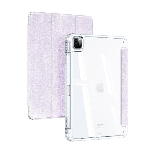 [With Card Slot] Apple iPad Air 6 11" (2024) - TPU + PU 2 in 1 Transparent Stylish Shockproof Case