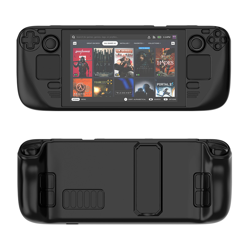 Load image into Gallery viewer, [Built-in Stand] Steam Deck / OLED - PC Skin-Friendly Full-Coverage Shockproof Case - i-Station Mobile Phone &amp; Electronic Device Repair and Accessories
