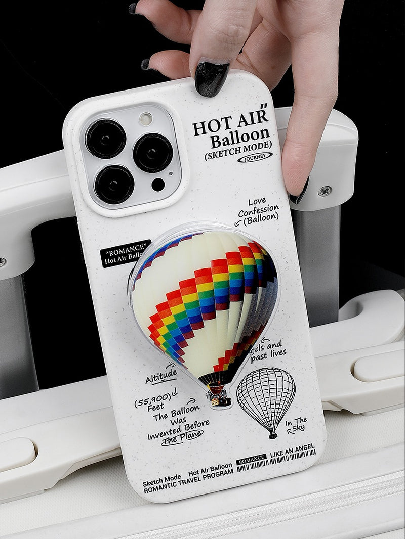 Load image into Gallery viewer, [Magsafe Compatible][With Stand] Apple iPhone 14 / Pro / Pro Max Hot air balloon design Shockproof Fashion Stand Series Case
