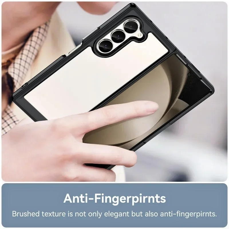 Load image into Gallery viewer, Samsung Galaxy Z Fold 6 SM-F956 Transparent Anti-drop Folding Essentials Series Case
