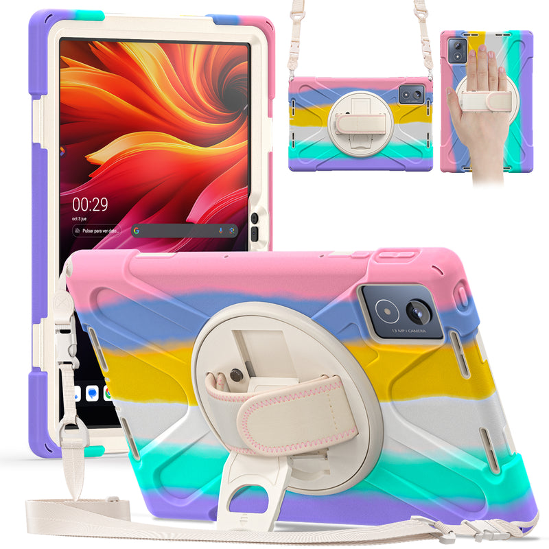 Load image into Gallery viewer, [Built-in Stand] Lenovo Tab K11 Plus 11.45&quot; 2024 (TB352FU/XU) - Kid Shockproof Heavy Duty Series Case With Shoulder Strap
