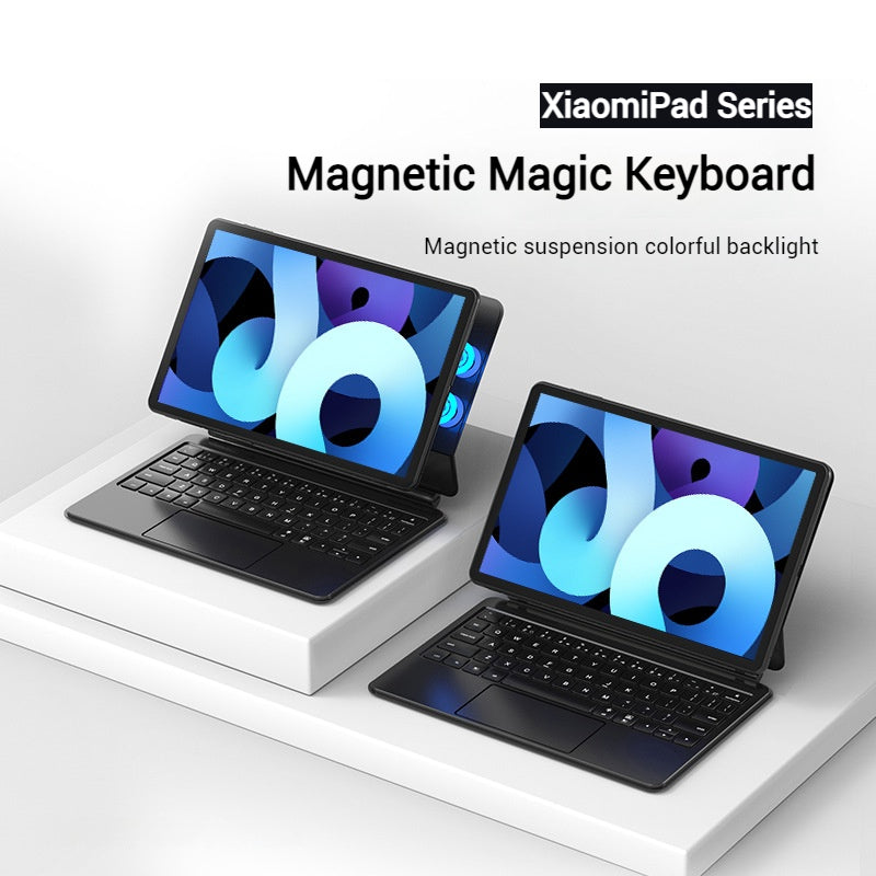 Load image into Gallery viewer, [With RGB Backlight] Xiaomi Mi Pad 6/Pro 11’’ 2023 Smart Floating Magnetic Bluetooth Keyboard Touchpad Case
