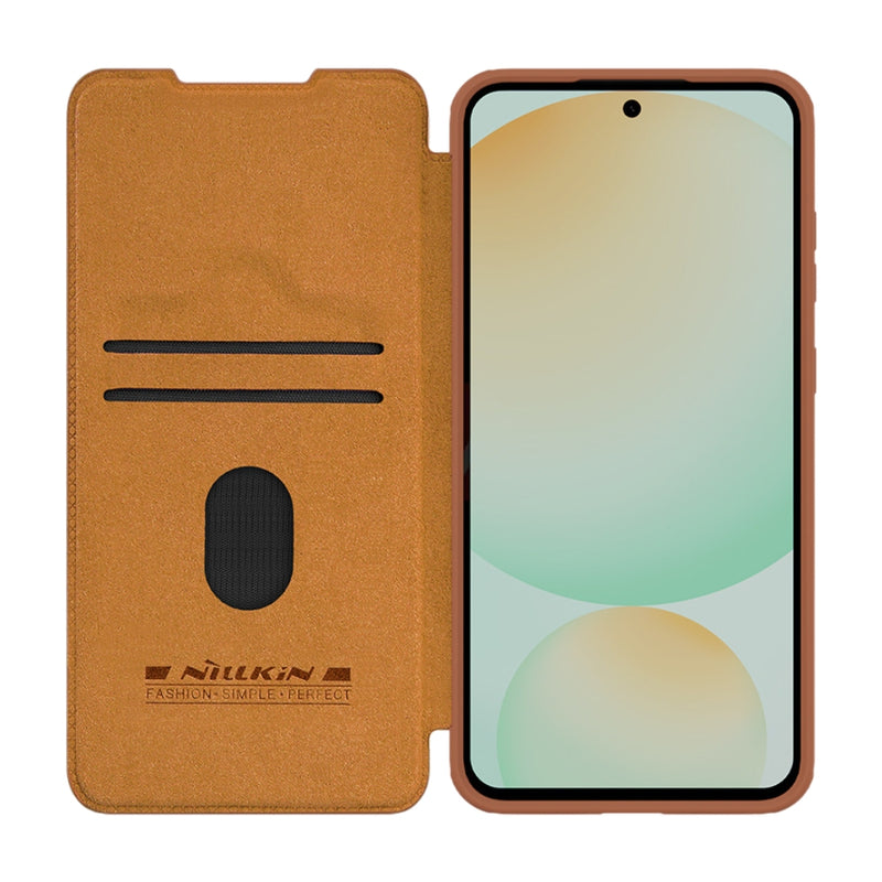 Load image into Gallery viewer, Samsung Galaxy S24 FE - NILLKIN Qin Pro Series Sliding Camera Cover Design Leather Phone Case
