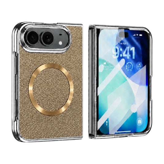 Apple iPhone Duo - Glitter Powder Magnetic Integrated Film Phone Case - Polar Tech Australia
