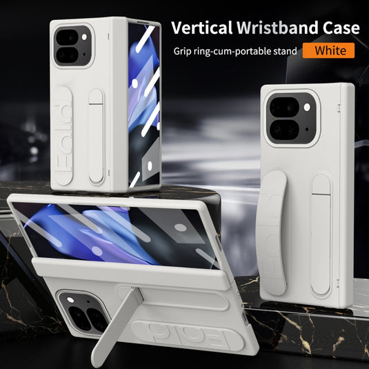 [Built-in Stand] [With Wrist Strap] Google Pixel 9 Pro Fold (GGH2X, GC15S)  - Skin feel Holder Shockproof Phone Case