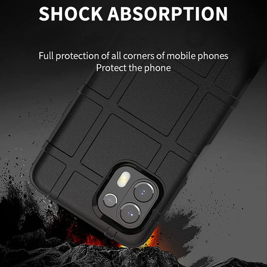 Motorola Moto Edge 20 Fusion/Edge 20 Lite - Shield Shockproof Rugged Heavy Duty Case With 2PC 9H Glass Screen Protector