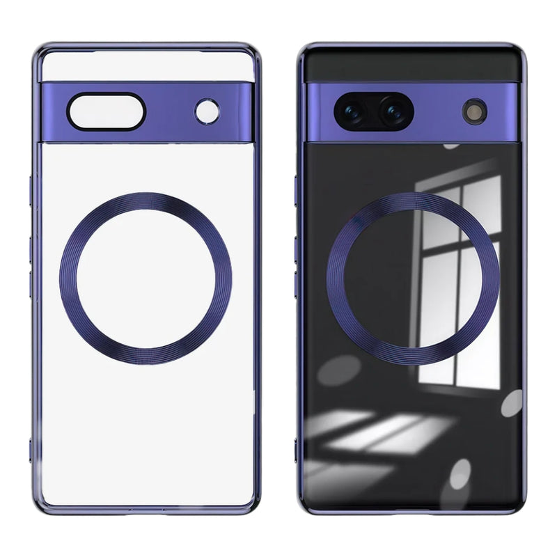 Load image into Gallery viewer, Google Pixel 8/Pro/A - Ultra Thin Transparent Magnetic Soft Case
