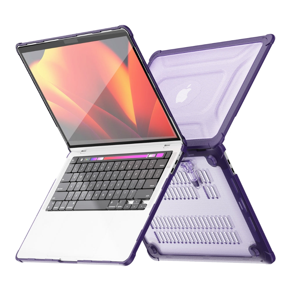 MacBook Air 15.3" 2025 (A3241) M4 - Full Coverage Ventilated Laptop Protective Case - i-Station Mobile Phone & Electronic Device Repair and Accessories