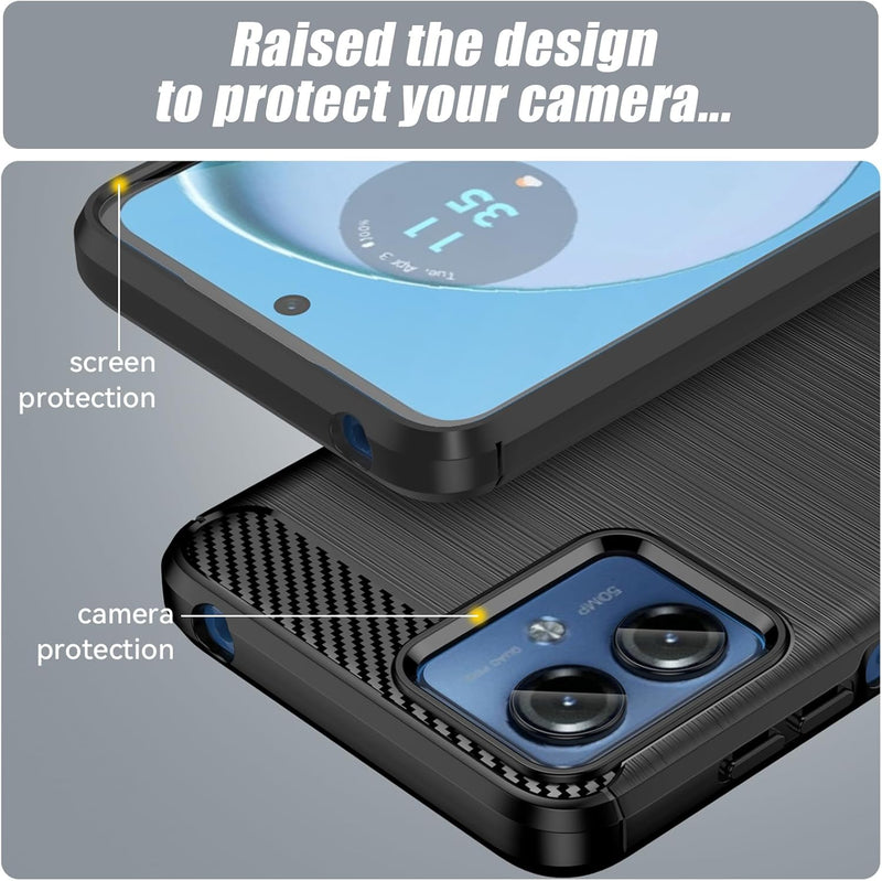 Load image into Gallery viewer, Motorola Moto G13/G14 - Shield Shockproof Rugged Heavy Duty Case With 2PC 9H Glass Screen Protector
