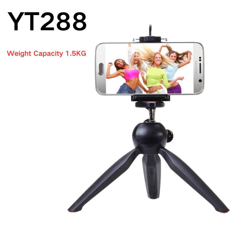 Load image into Gallery viewer, [YT088] Portable Selfie Stick Tripod With Bluetooth Remote Extendable Travel Lightweight Tripod Stand for Selfie, Live Streaming, Video Conference, Compatible With All Phones
