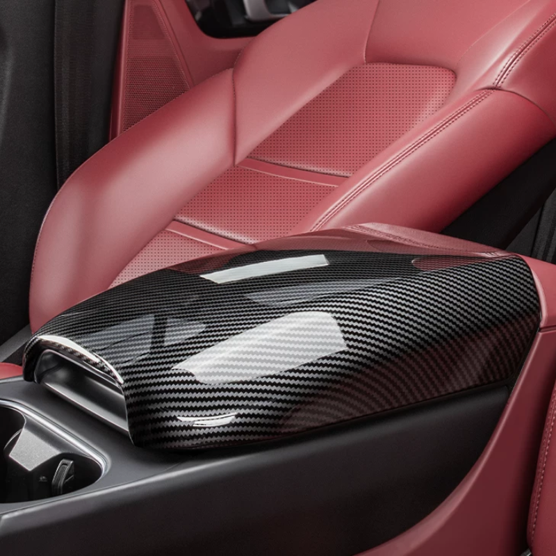 Load image into Gallery viewer, Porsche Carbon Fiber Center Armrest Cover For Cayenne - i-Station Mobile Phone &amp; Electronic Device Repair and Accessories
