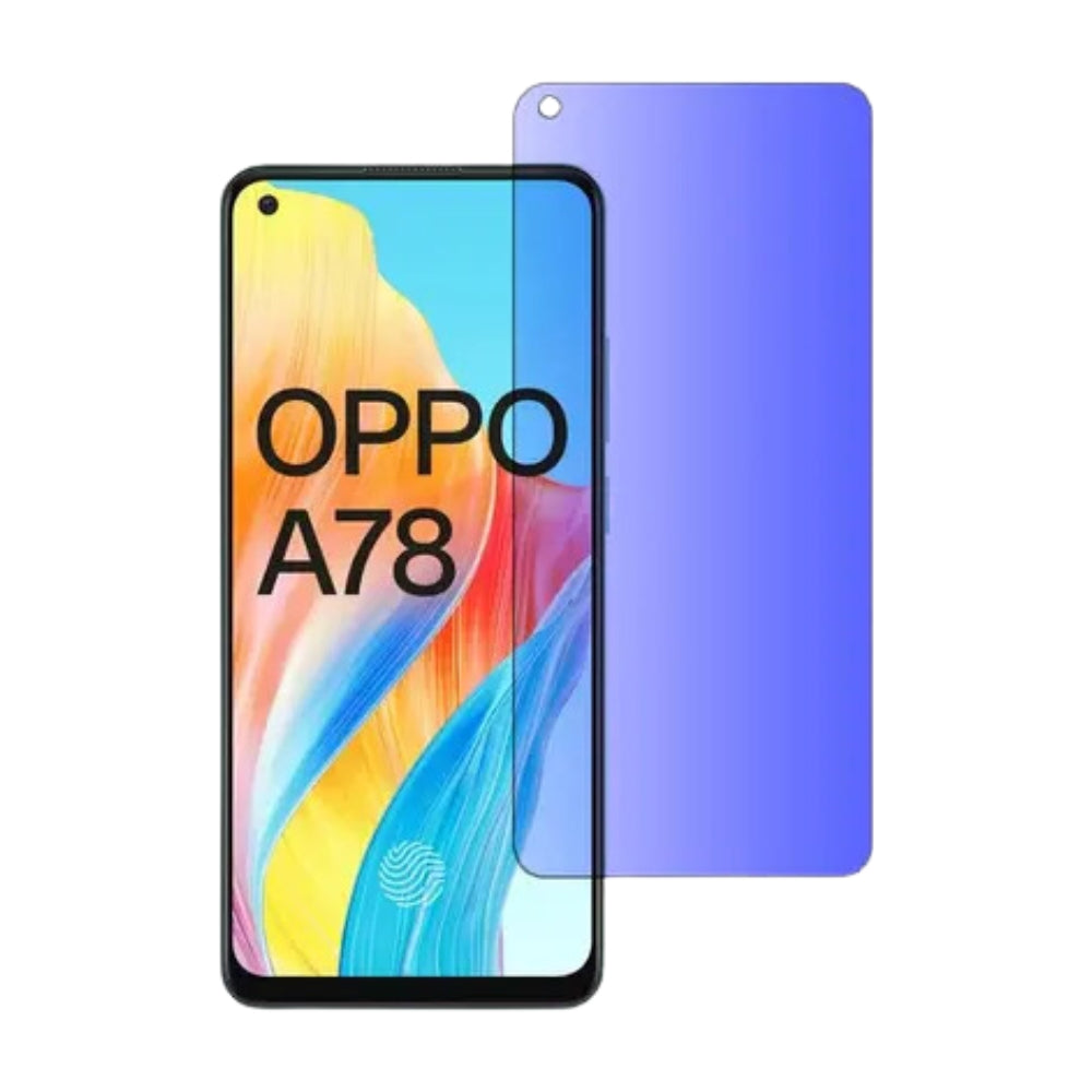 [Standard 9H][Eyecare] OPPO A78 4G (CPH2565) - Anti-Blue Light Kid Friendly Standard Tempered Glass Screen Protector - i-Station Mobile Phone & Electronic Device Repair and Accessories