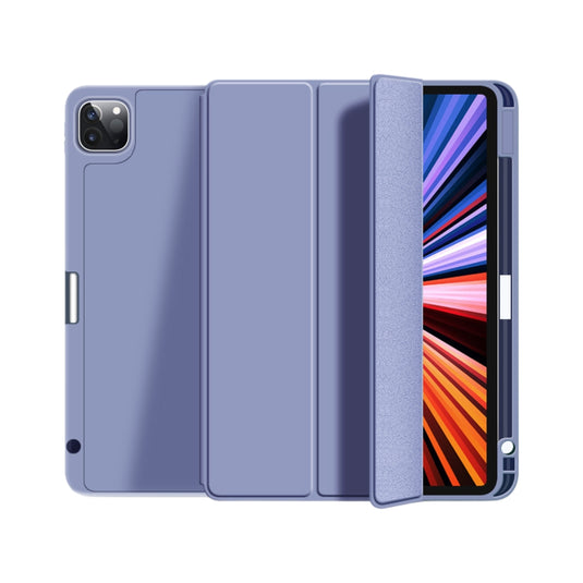 [With Pen Slot] Apple iPad Pro 11" 2018/2020/2021/2022 - Soft TPU Smart Sleep Drop Proof Magnet Stand Case